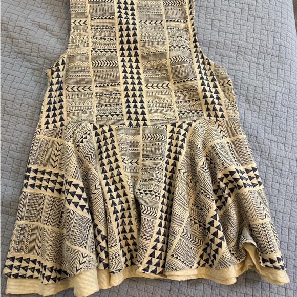 RD + Koko Anthropology Aztec Sleeveless Peplum Tunic, size small - Picture 5 of 6